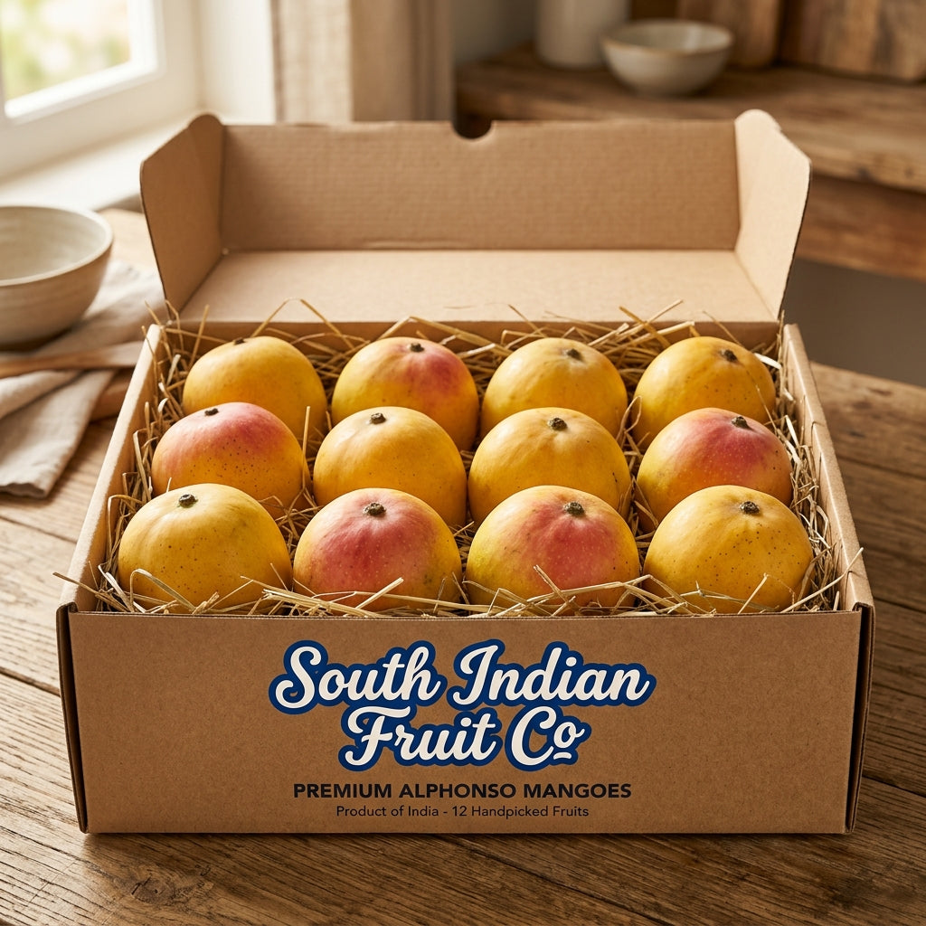 Alphonso Mango (Naturally Ripened) - 1 Dozen